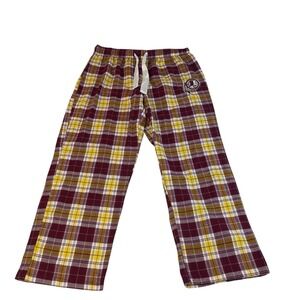 Washington Redskins Plaid Pajama Pants Rhinestone Womens XL NFL Lounge Sleepwear